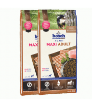 Bosch MAXI ADULT 15kg x 2